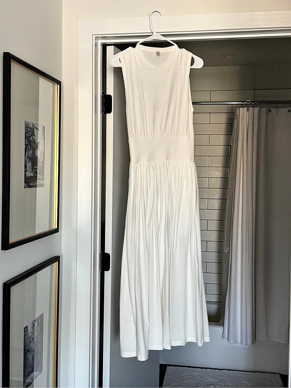 Toteme Maxi Dress in White Size XS Like New